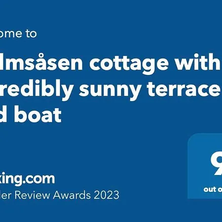 Holmsasen With Incredibly Sunny Terrace And Boat * Asker