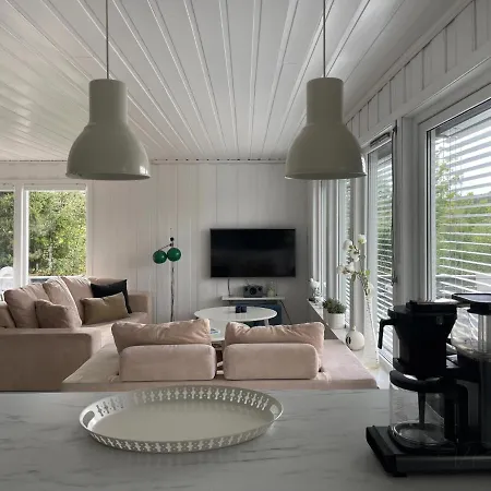 Ferienhaus Holmsasen With Incredibly Sunny Terrace And Boat